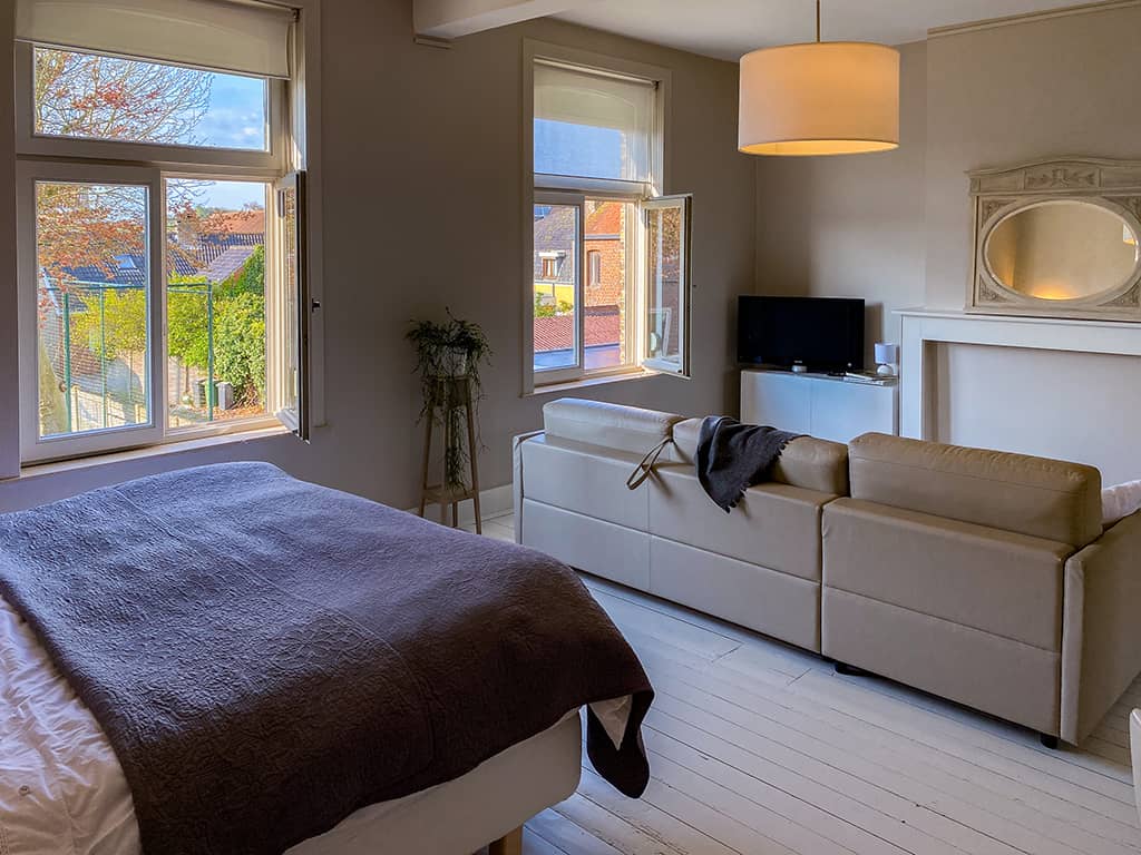 le studio, De pastorie, lors de notre week-end à Ypres.