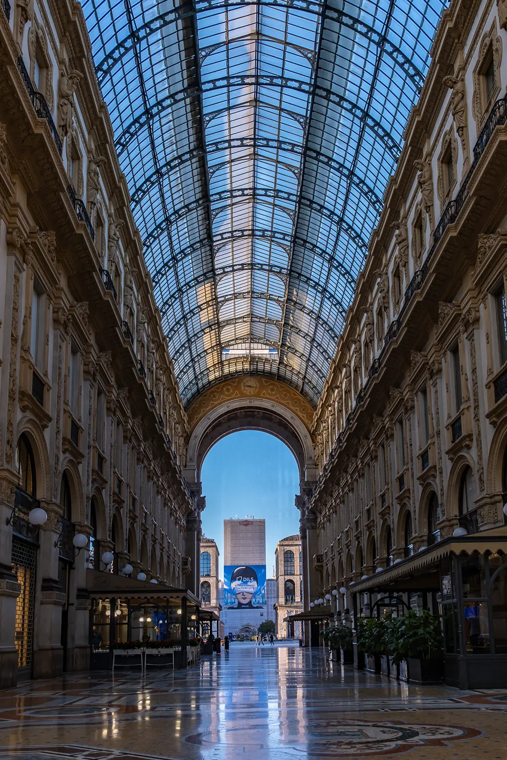 Galleria Vittorio Emanuele II - vue intérieure