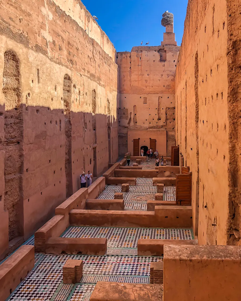 Les ruines du palais El Badi à Marrackech