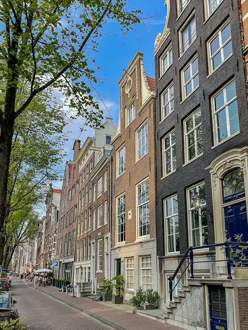 rue dans le centre d'Amsterdam