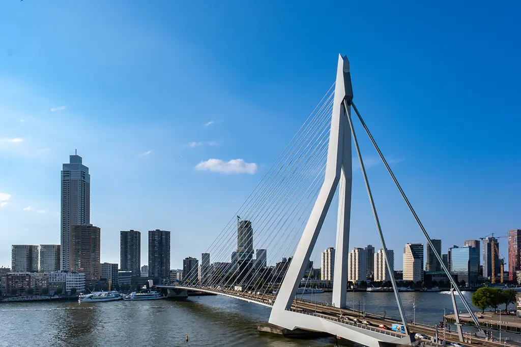 le pont Erasme de Rotterdam