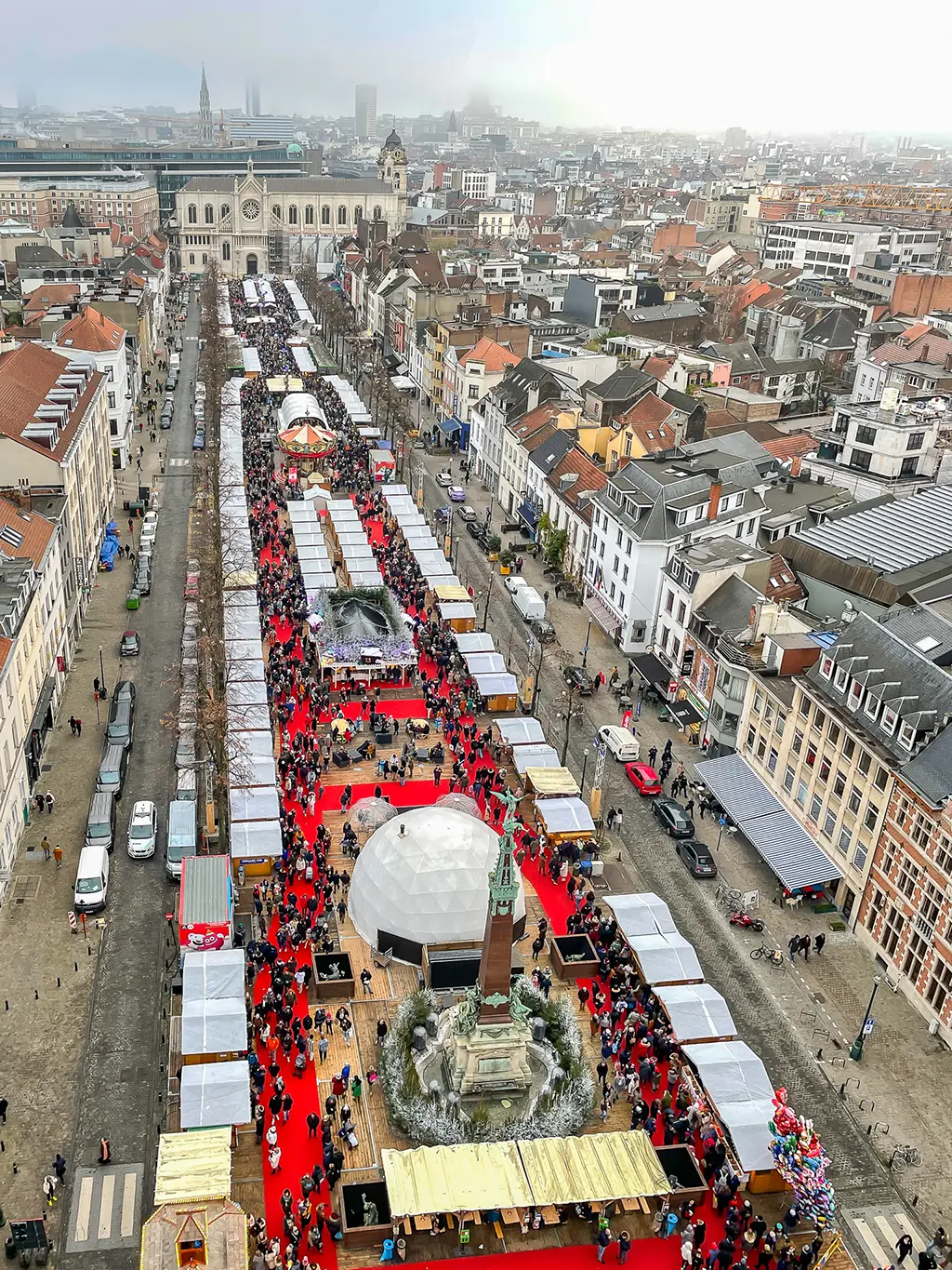 Marché de noël de Bruxelles : plaisirs d'hiver