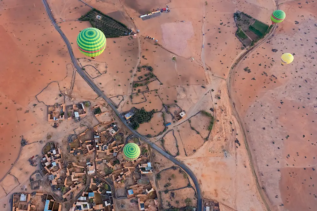 Montgolfière à Marrakech : moins de 200 € pour votre vol