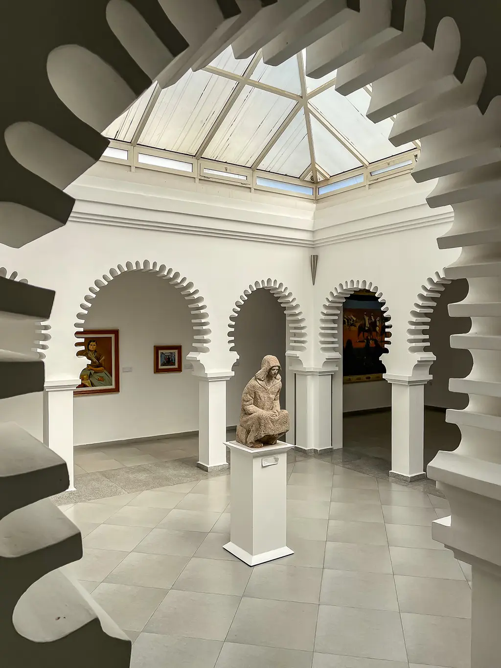 oeuvres dans le CAMT - le centre d'art moderne de Tétouan