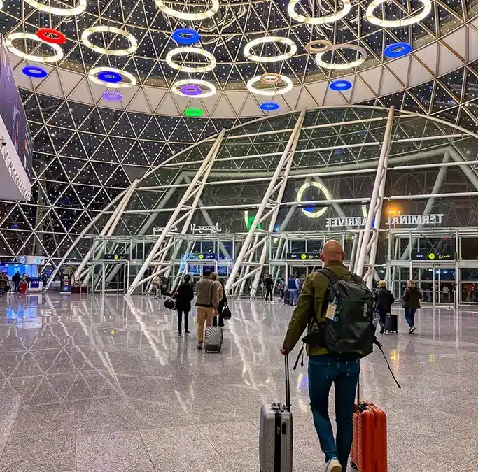 hall dans l'aéroport de Marrakech