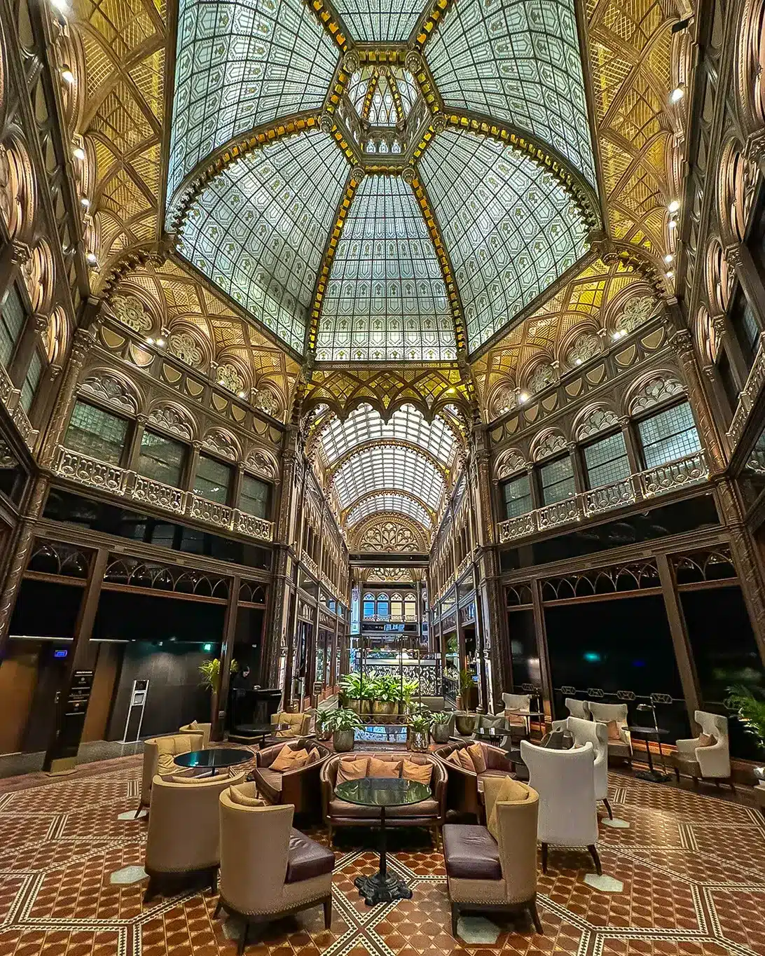 hall d'entrée du Párisi Udvar Hotel Budapest