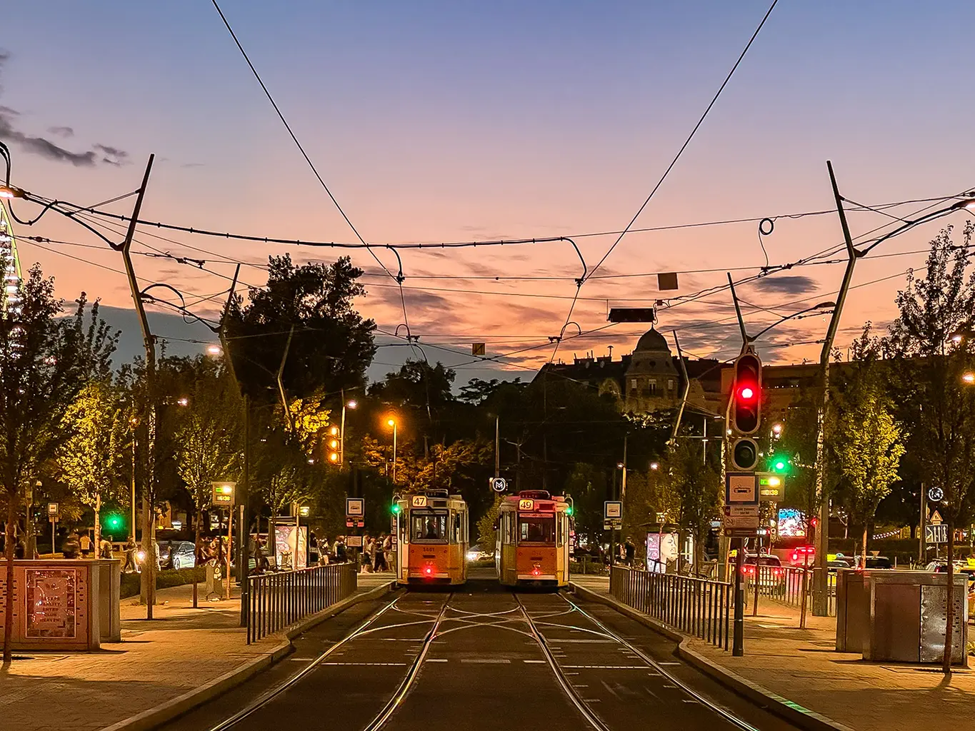 Tram à Budapest