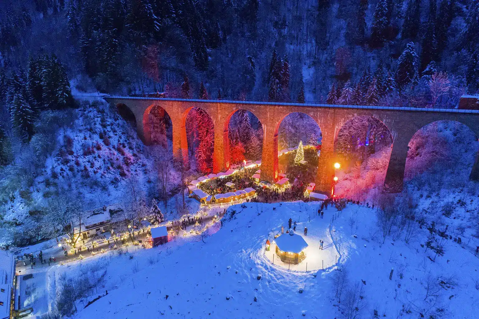 Marché de Noël de Ravennaschlucht en Allemagne