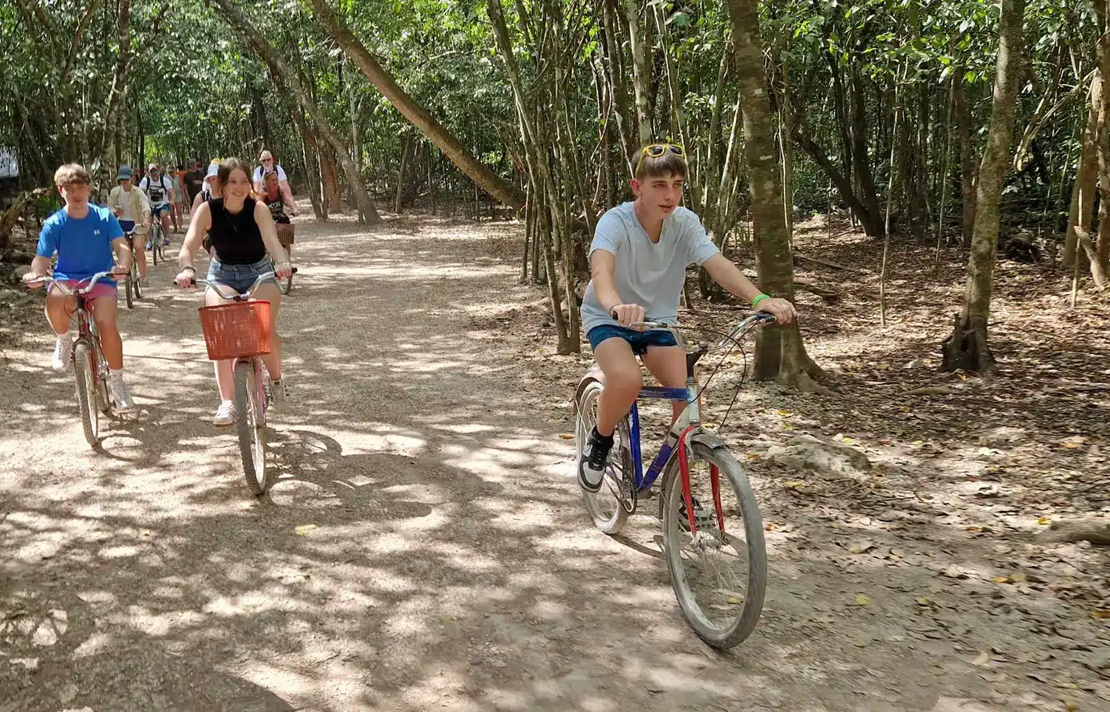 Les ruines de Coba à velo