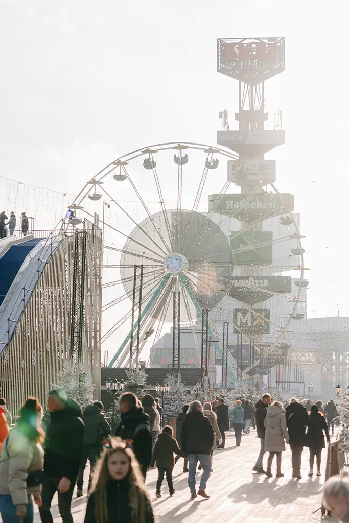 Amsterdam Winter festival de jour