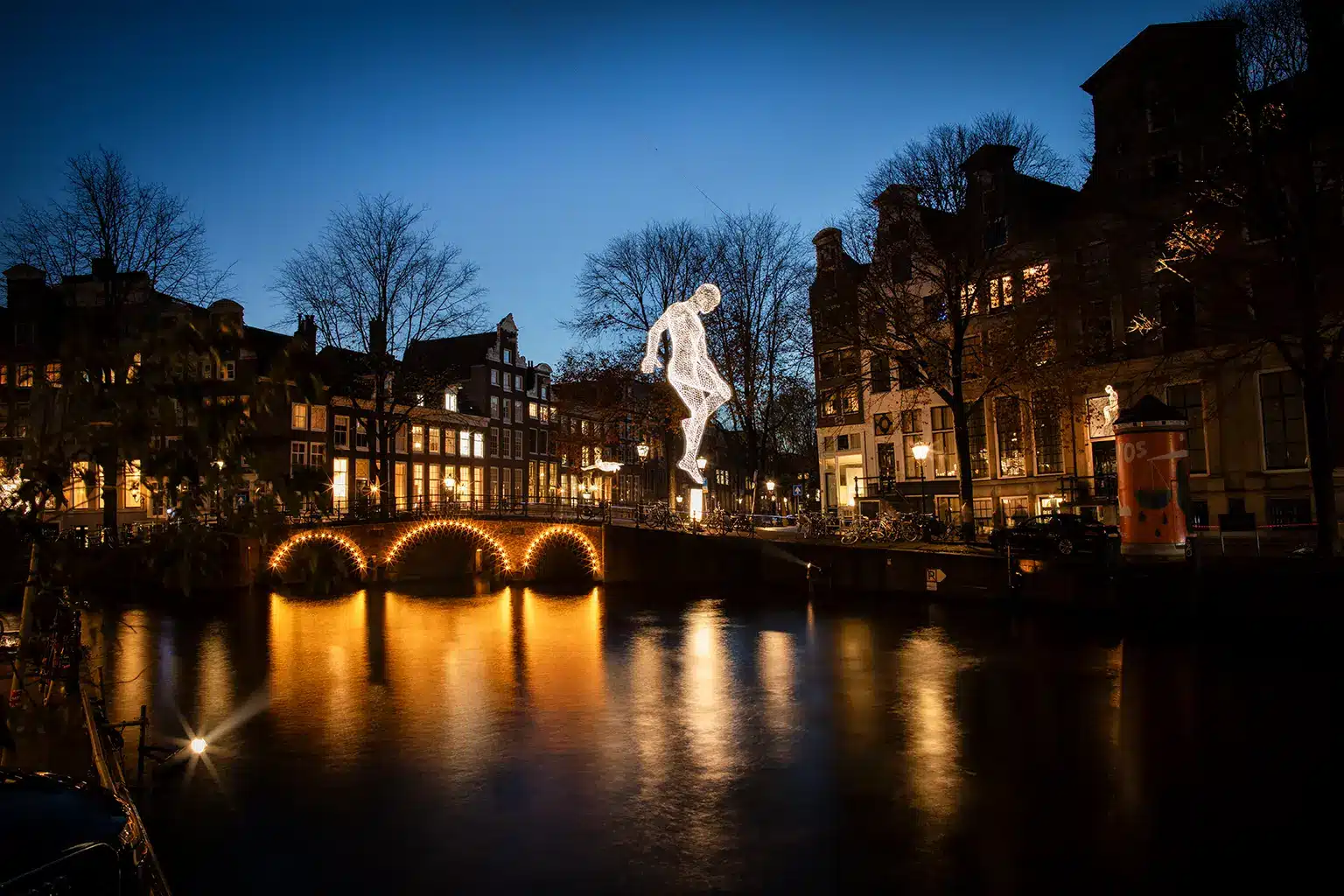 Festival des Lumieres Amsterdam canaux