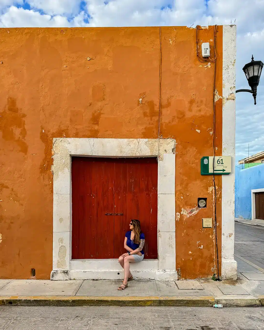 Maison colorée à Campeche