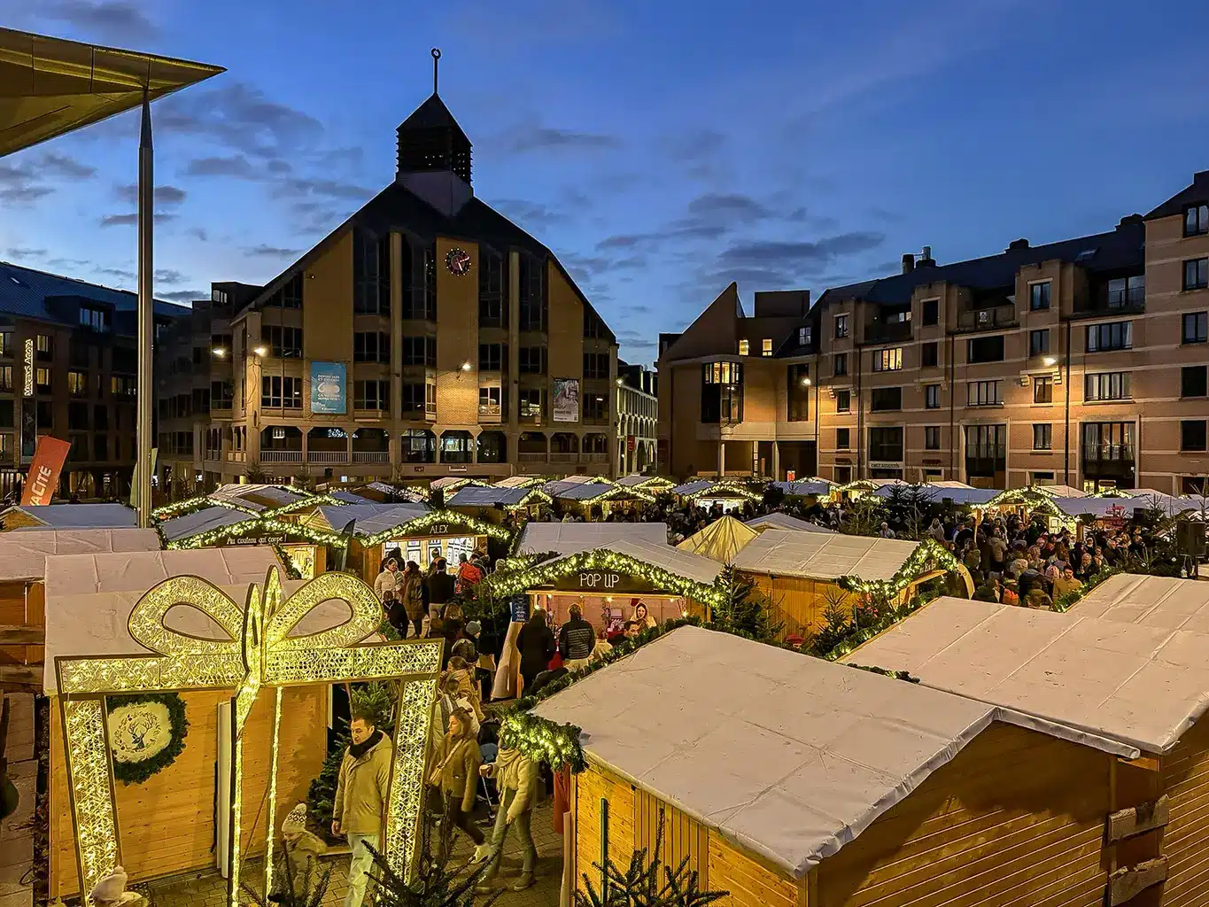 Marché de Noël Louvain la Neige