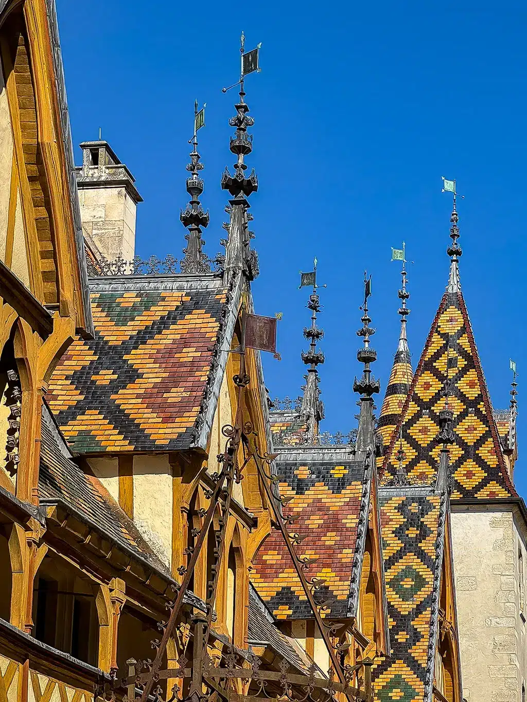 Les toits des Hospices de Beaune
