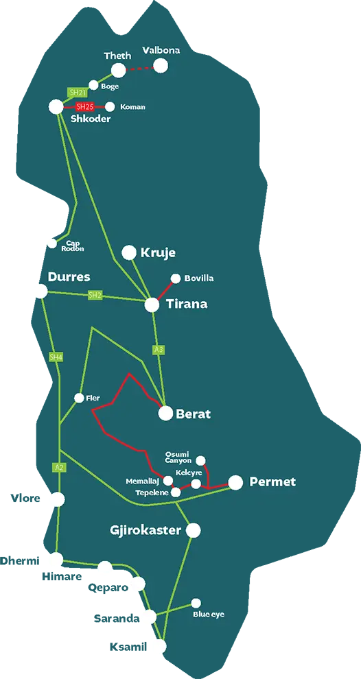Les routes interdites en Albanie – Guide 2025