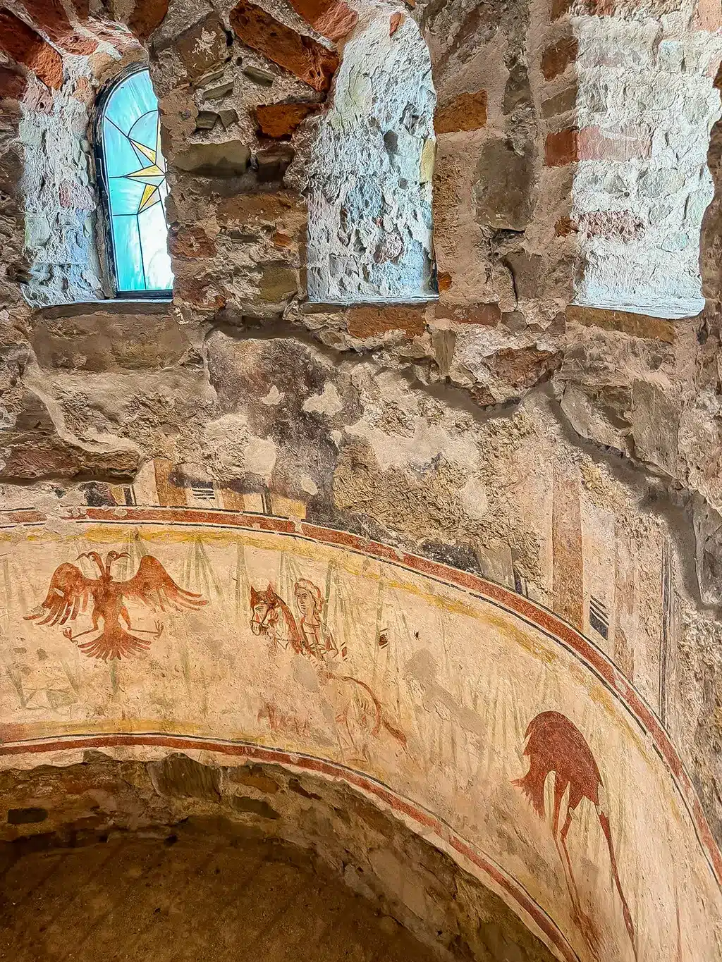 Intérieur de l'église au Cap Rodon