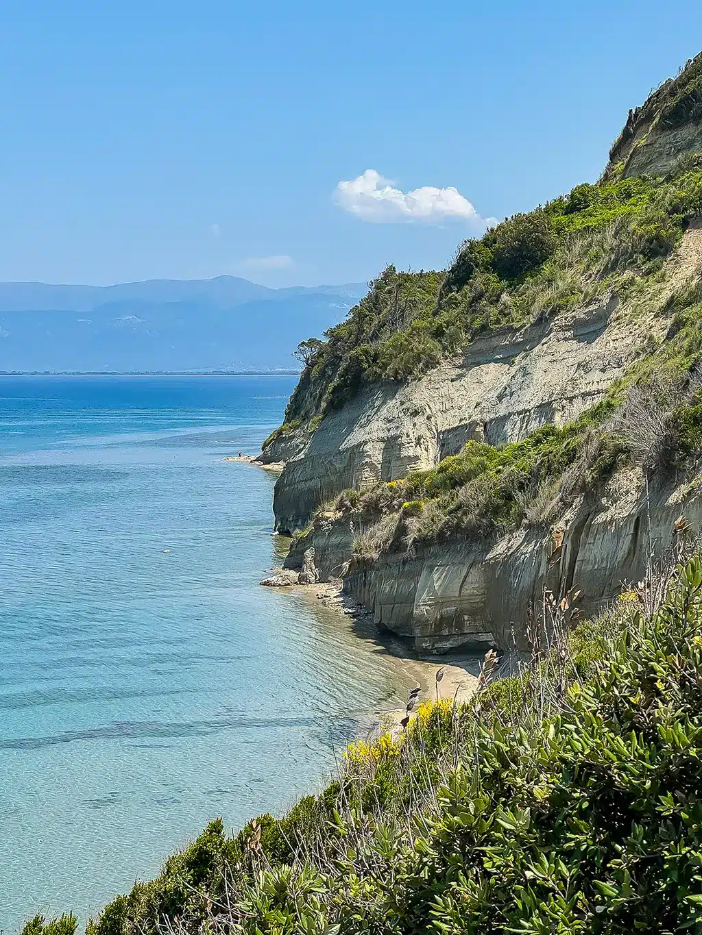 cap-rodon-mer Vue sur les falaises Kepi i Rodonit