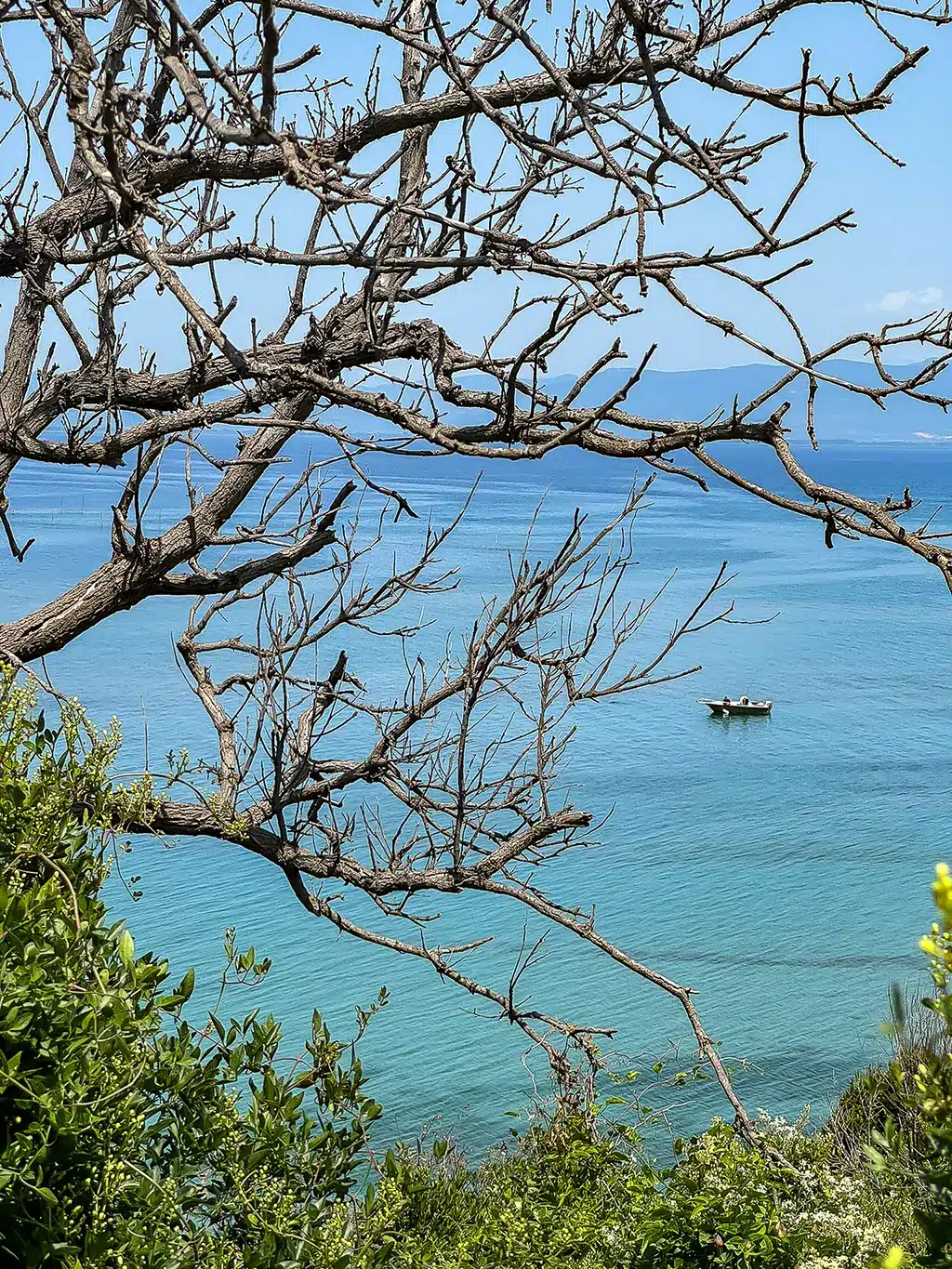 Vue sur la mer au Cap Rodon