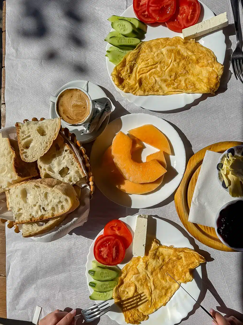 petit déjeuner albanais