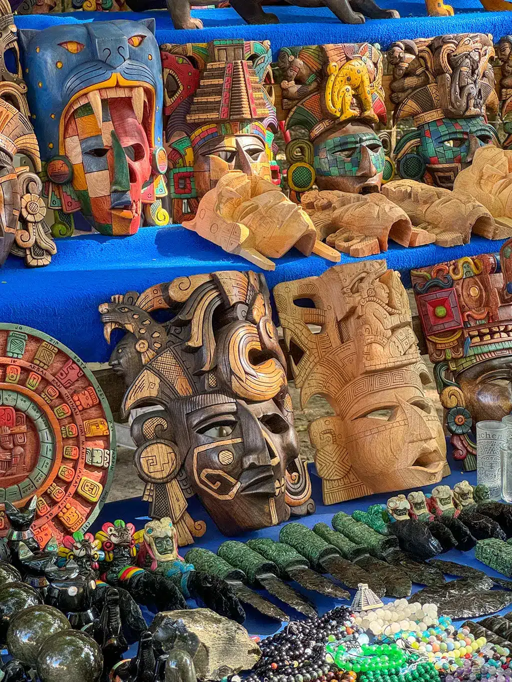 stand vendeurs à chichen itza