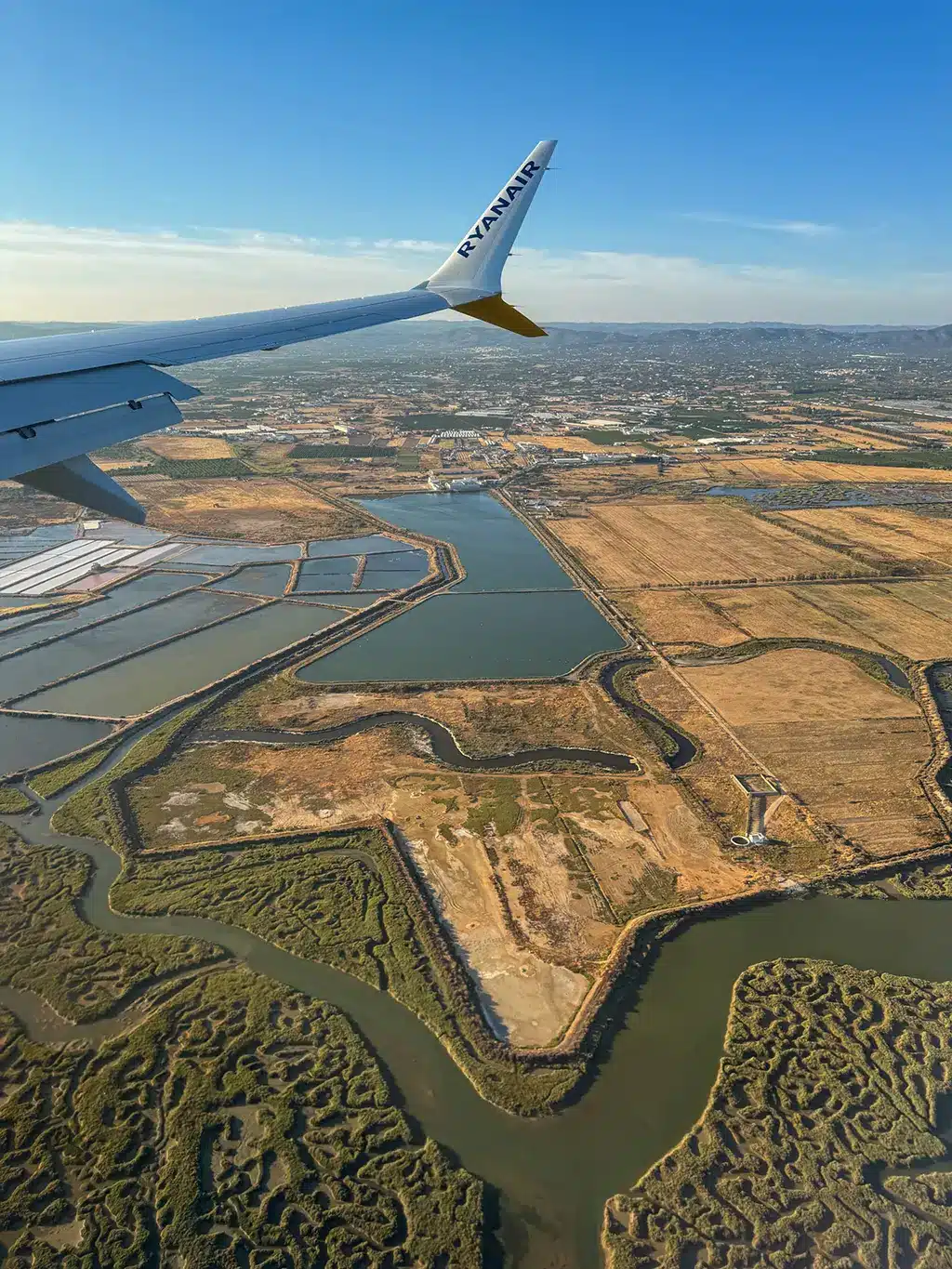 Ria Formosa vu du ciel