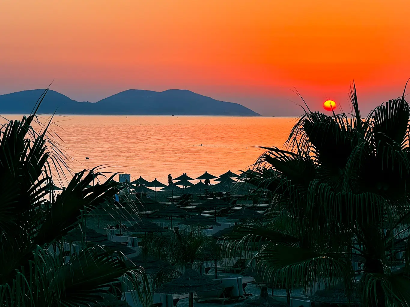 coucher de soleil vlore
