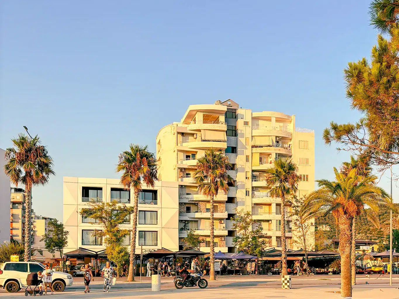 front de mer à Vloré