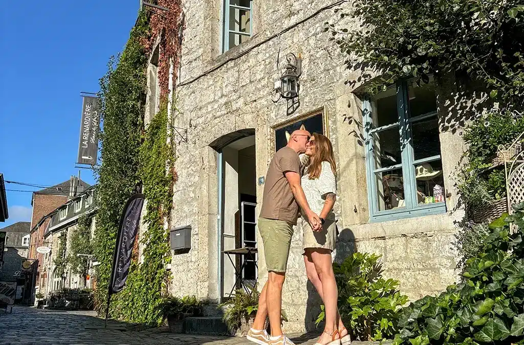 pose romantique à Durbuy