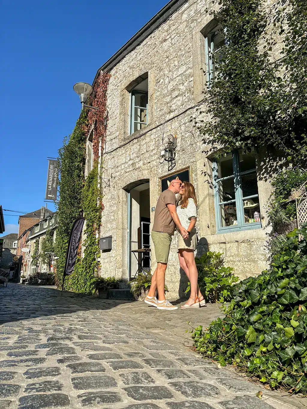 pose romantique à Durbuy