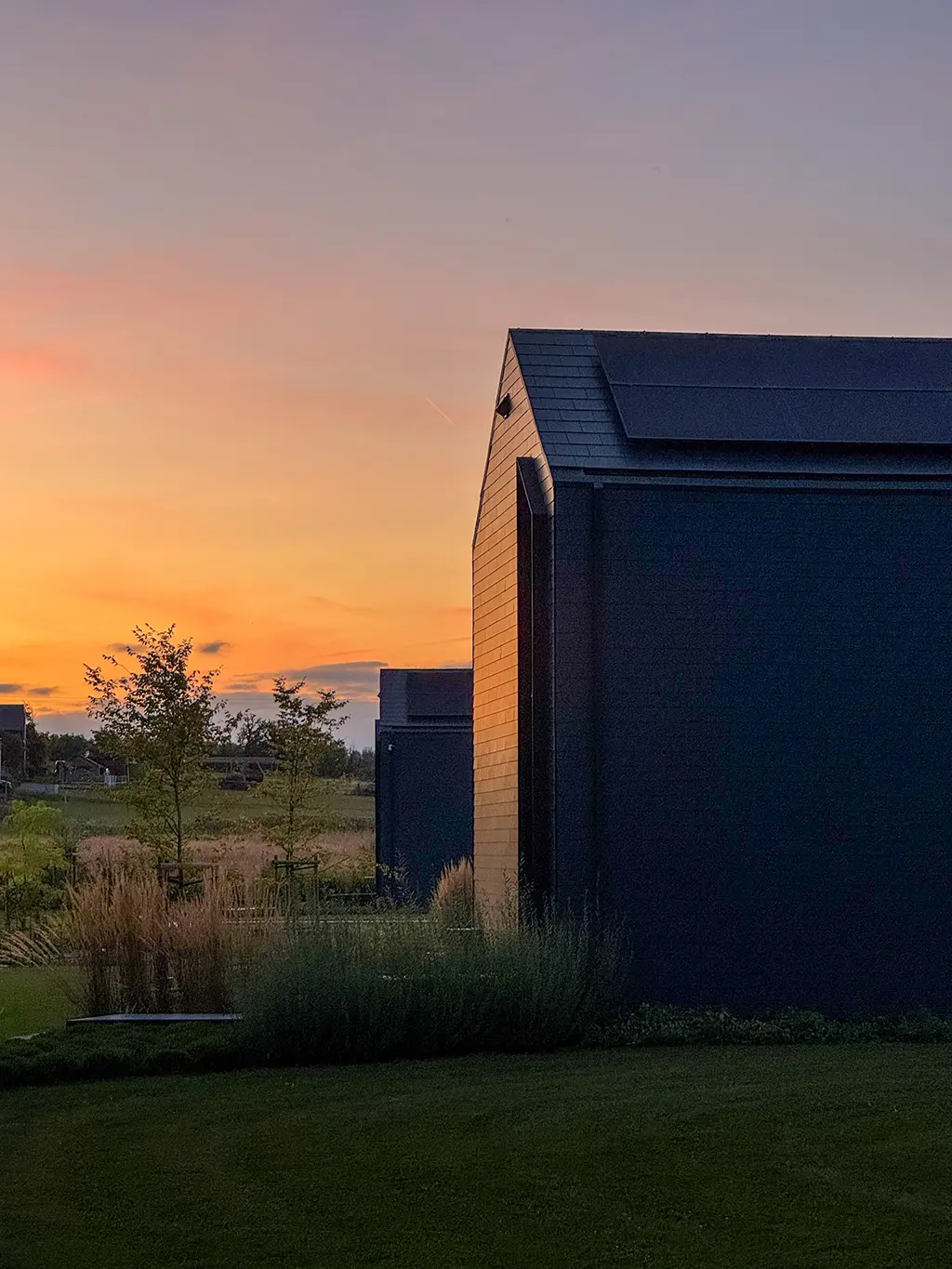 coucher de soleil à Durbuy