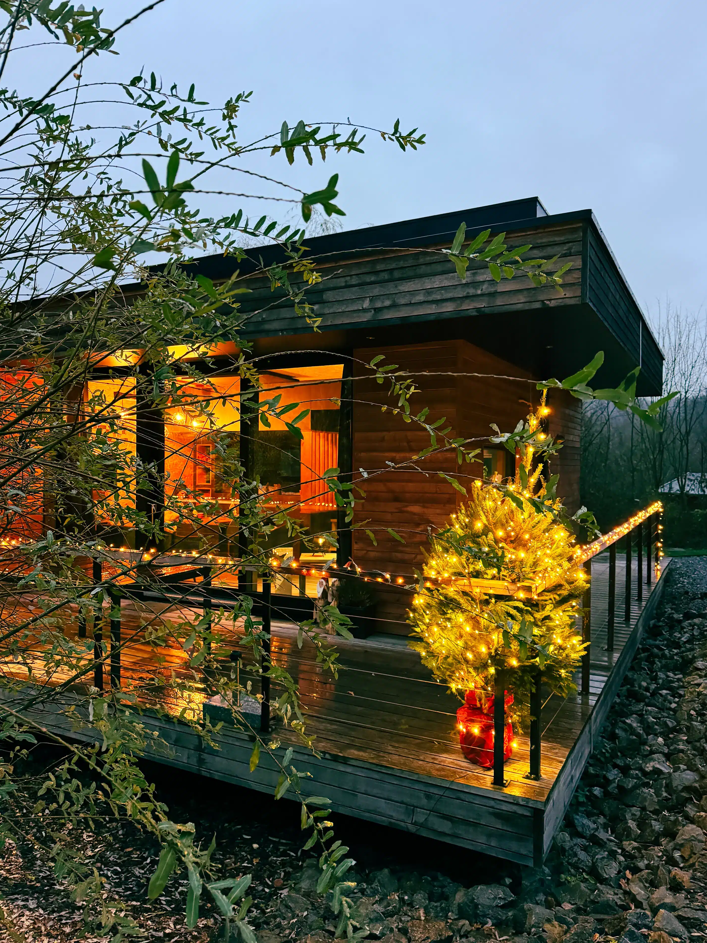 Wild Cube Durbuy : logement avec bain nordique au cœur de la nature