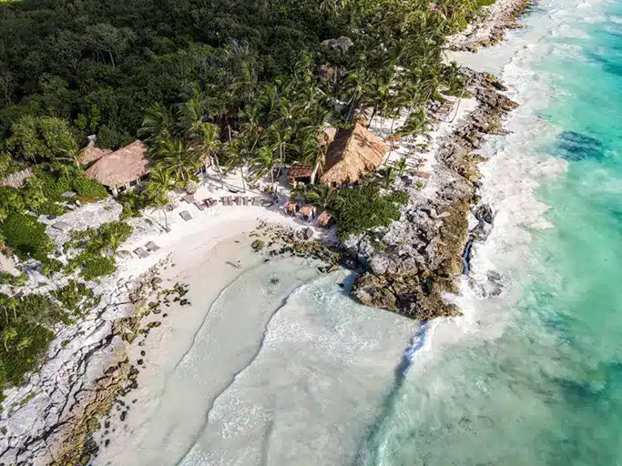 Hôtel Tulum Île de la Tentation : où se trouvent les plages ?