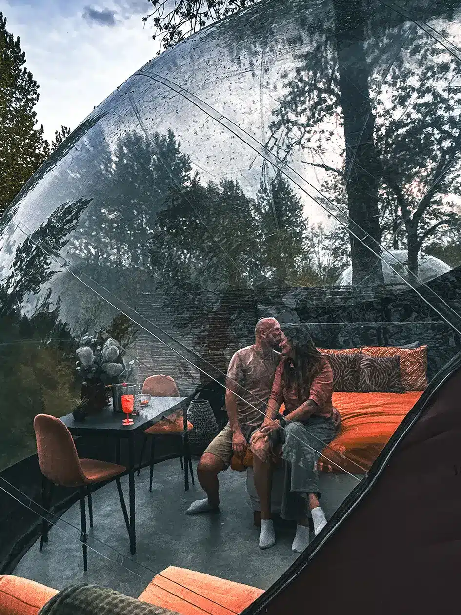 Dormir dans une bulle en Belgique : avis sur Lesse’Capade Céleste