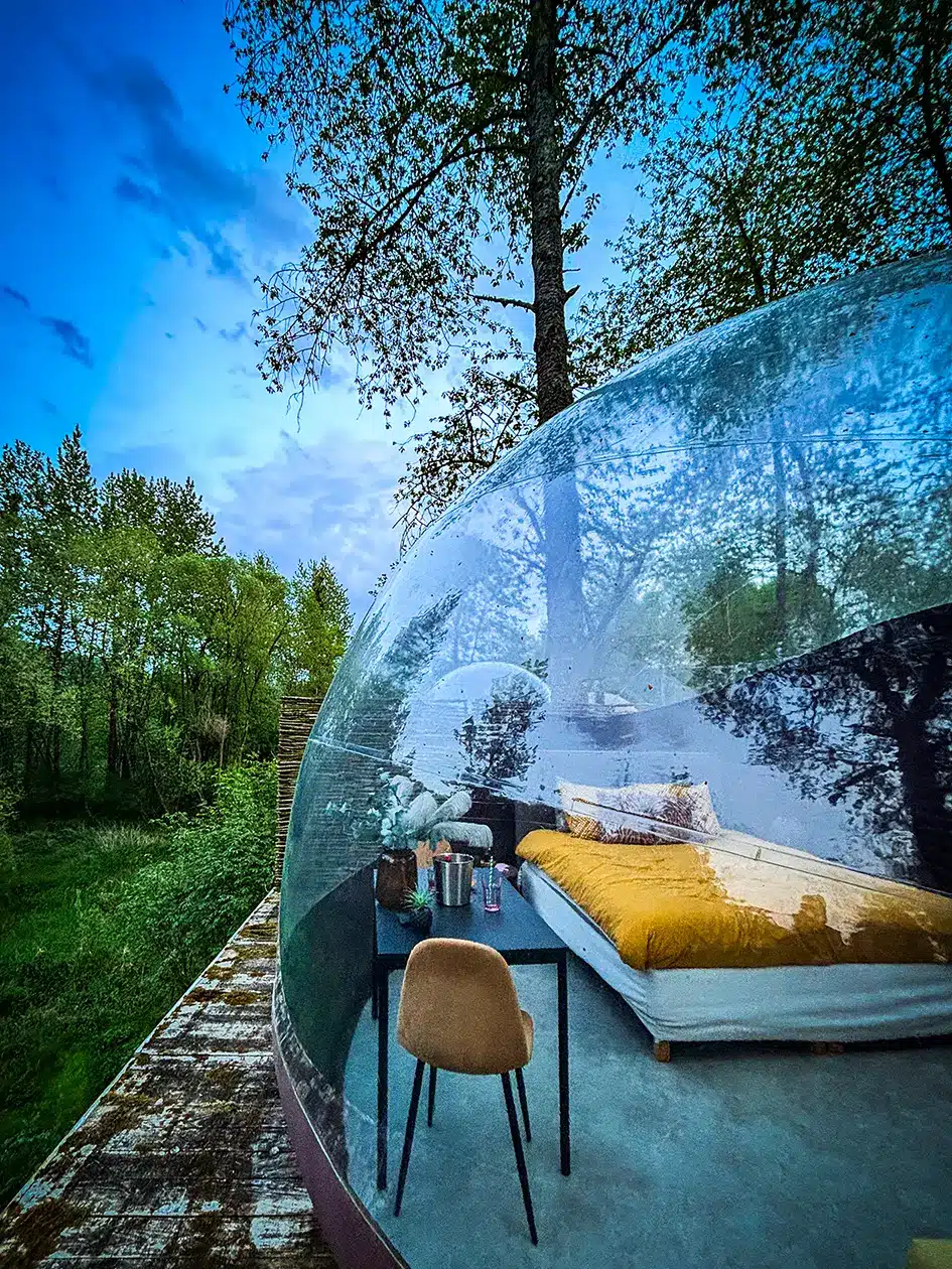Dormir dans une bulle en Belgique : avis sur Lesse’Capade Céleste