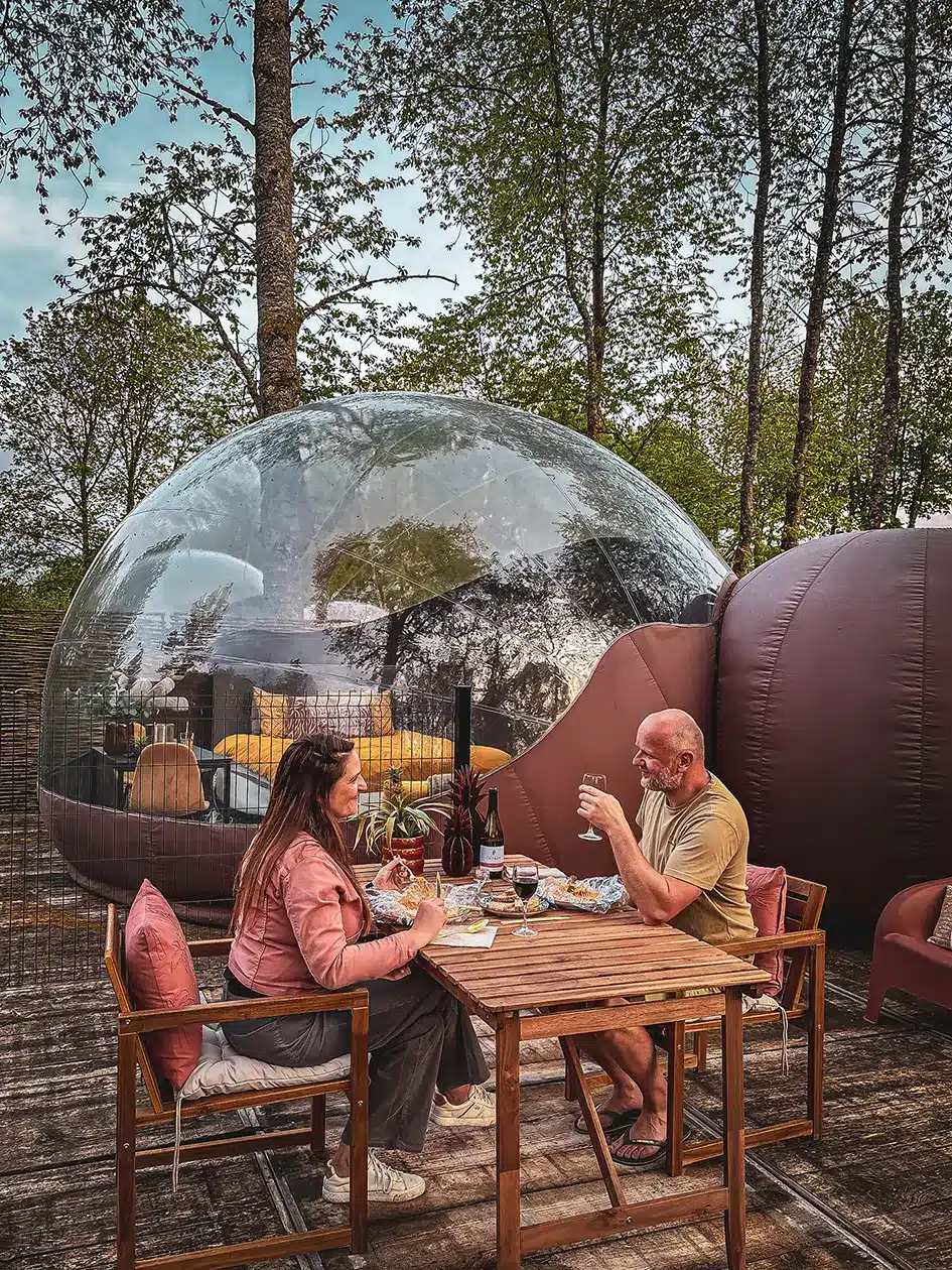 Dormir dans une bulle en Belgique : avis sur Lesse’Capade Céleste