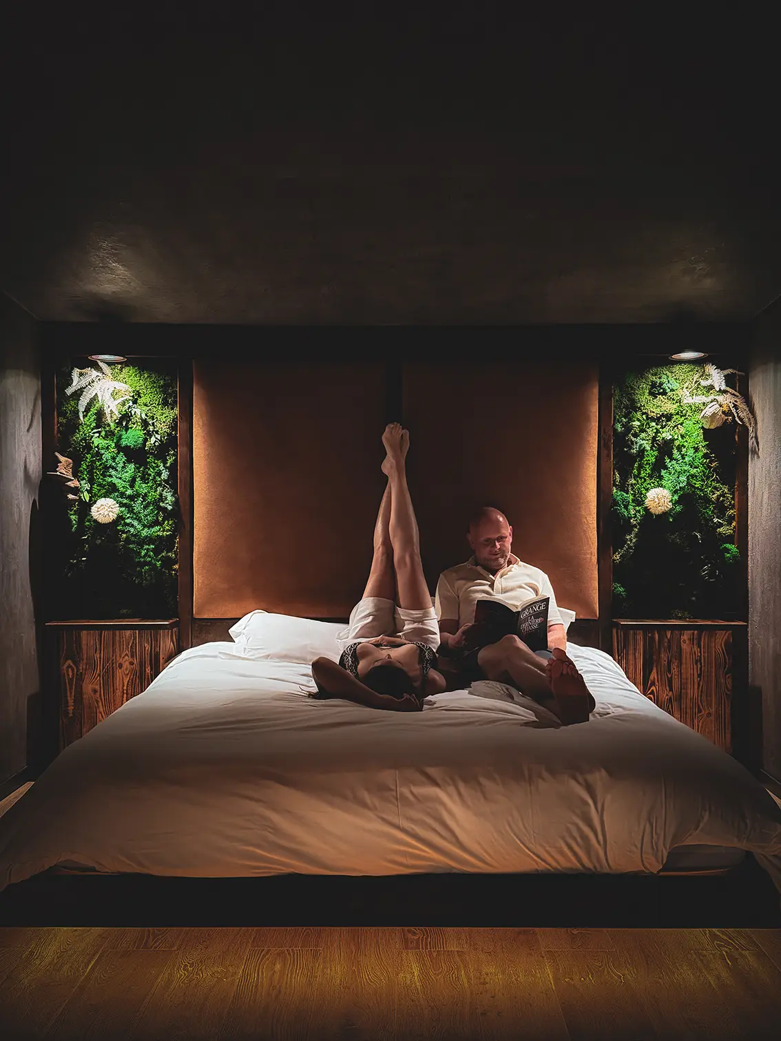 couple dans un logement cosy