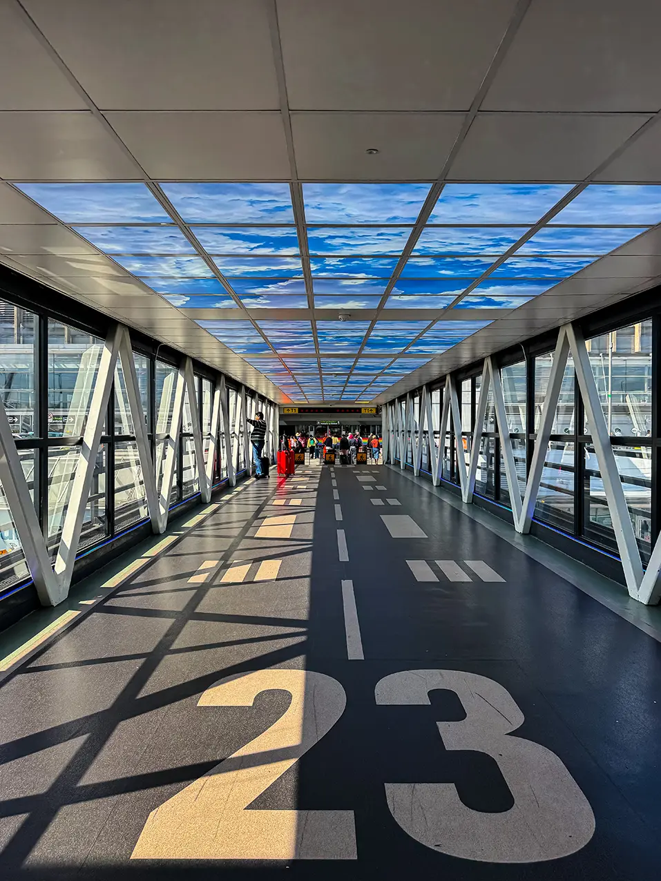 Passerelle du Terminal 2 de l’aéroport de Dublin