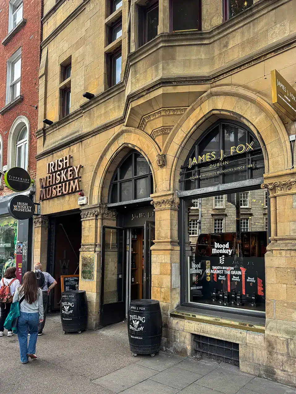 Irish Whiskey Museum dans le centre de Dublin